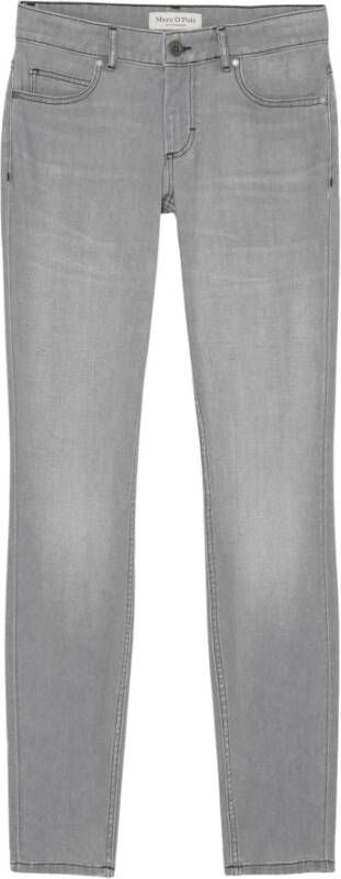 Marc O'Polo Slim-fit Jeans Grijs Dames