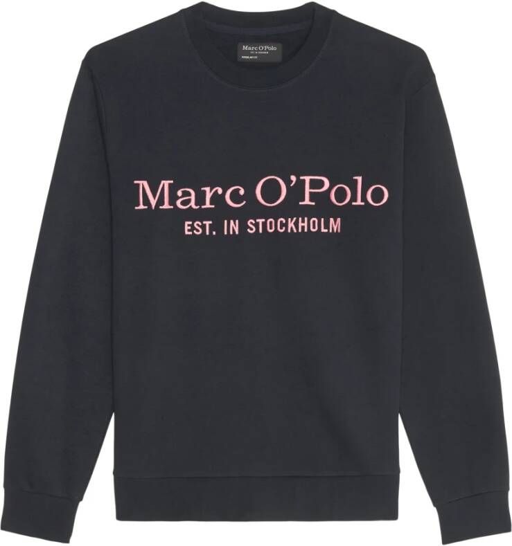 Marc O'Polo Sweatshirt met labelstitching