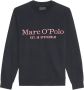 Marc O'Polo Sweatshirt met labelstitching - Thumbnail 1