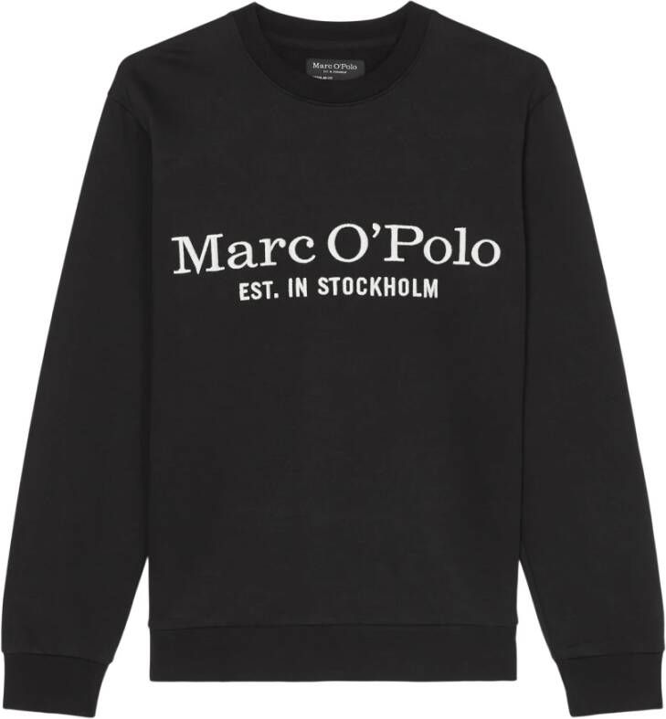 Marc O'Polo Sweatshirt normaal Zwart Heren