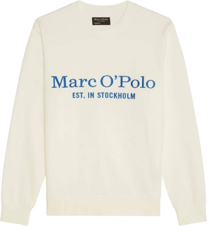Marc O'Polo Sweatshirt Wit Heren