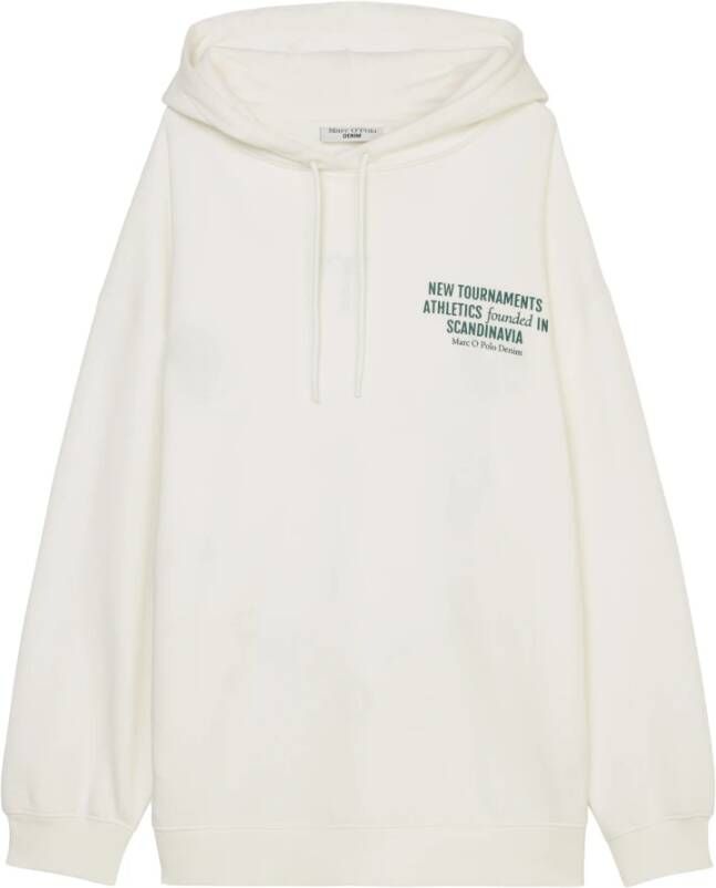 Marc O'Polo DENIM Oversized hoodie met labelprint