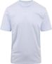 Marc O'Polo T-Shirt Logo Lichtblauw - Thumbnail 2