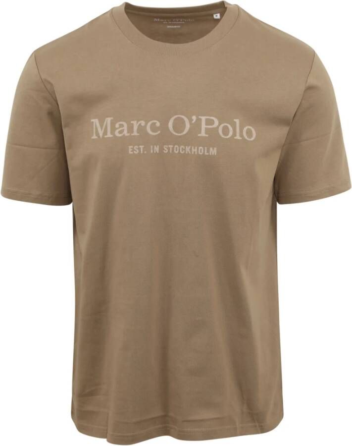 Marc O'Polo T-shirt Bruin Heren