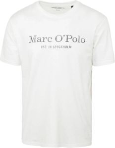 Marc O'Polo T-shirt met statement- en labelprint