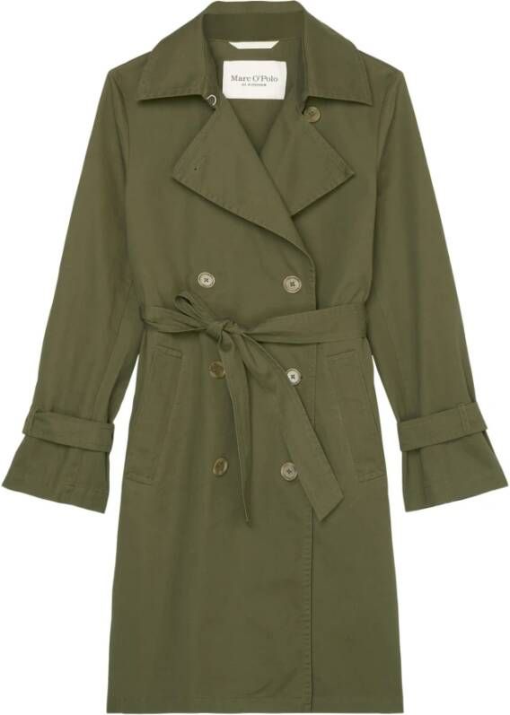 Marc O'Polo Trenchcoat Groen Dames