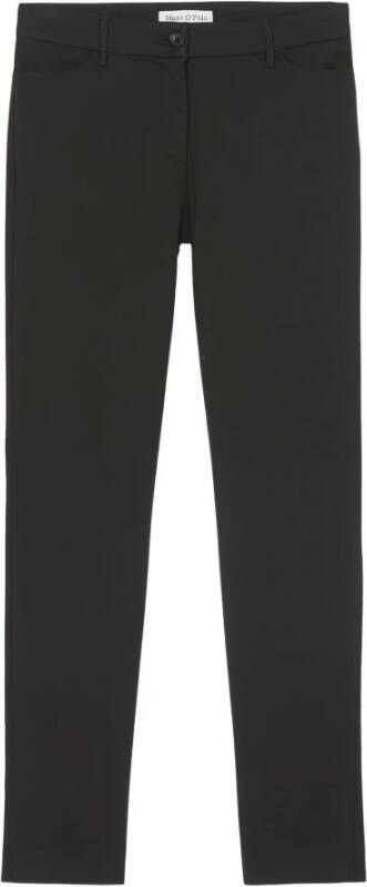 Marc O'Polo Trousers Broek model Tiva slim Black Beige Dames