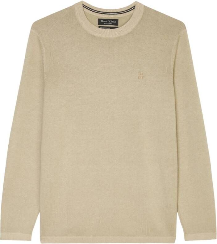 Marc O'Polo Trui met ronde hals Beige Heren