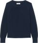 Marc O'Polo Donkerblauwe Gebreide Trui met Ronde Hals Blue Dames - Thumbnail 2