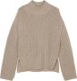 Marc O'Polo Oversized wollen pullover in gebreide look - Thumbnail 1