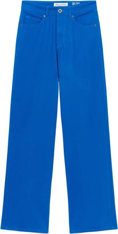 Marc O'Polo Wide Trousers Blauw Dames