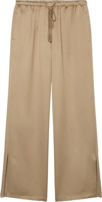 Marc O'Polo Wide Trousers Brown Dames
