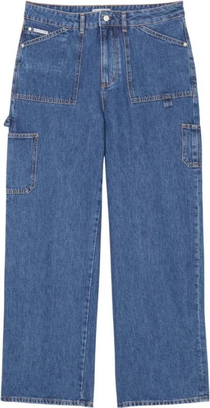 Marc O'Polo Wijde spijkerbroek Blauw Dames
