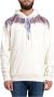 Marcelo Burlon Heren Katoenen Sweatshirt met Tricolor Logo Print Beige Heren - Thumbnail 4