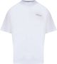 Marcelo Burlon Biologisch katoenen T-shirt met frontaal logo print White Heren - Thumbnail 1