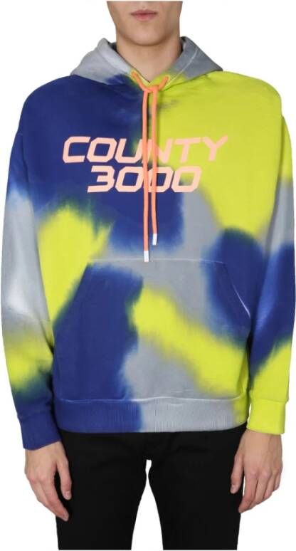 Marcelo Burlon Capuchon Blauw Heren