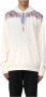 Marcelo Burlon Heren Katoenen Sweatshirt met Tricolor Logo Print Beige Heren - Thumbnail 6