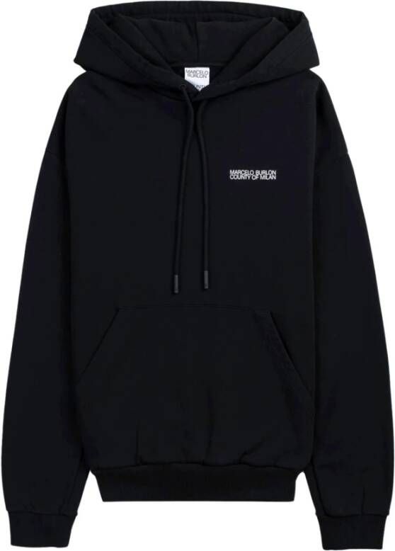 Marcelo Burlon Capuchon Zwart Heren