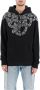 Marcelo Burlon Gedrukte Hoodie met Slangen Vleugel Print Black Heren - Thumbnail 2