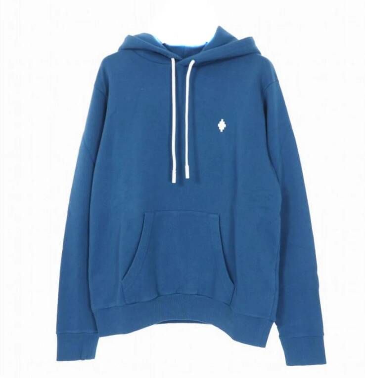 Marcelo Burlon Comfortabele Katoenen Sweatshirt Hoodie Blauw Heren