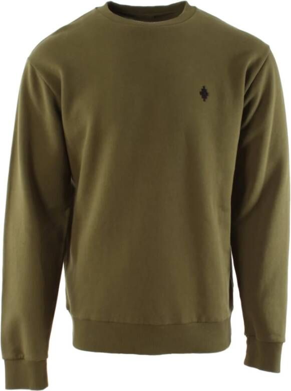 Marcelo Burlon Groene Ronde Hals Gebreide Kleding Groen Heren