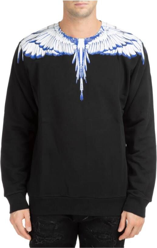 Marcelo Burlon Zwart Icon Wings Sweatshirt Black Heren