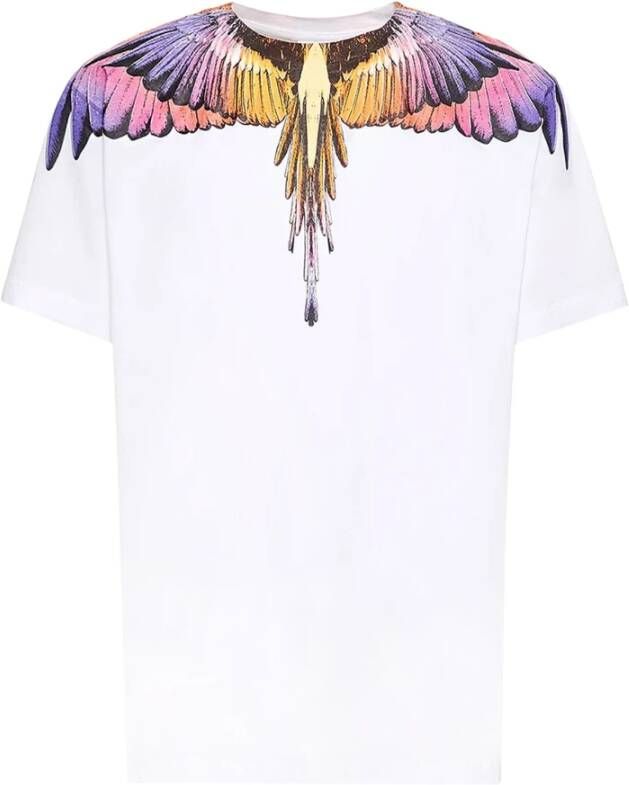 Marcelo Burlon Icon Wings T-Shirt voor Heren White Heren