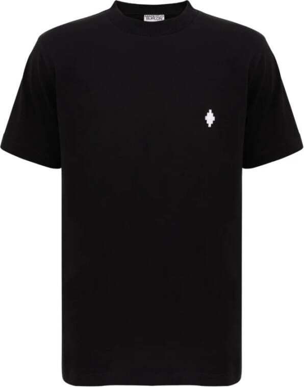 Marcelo Burlon Katoenen T-Shirt Upgrade voor Mannen Zwart Heren