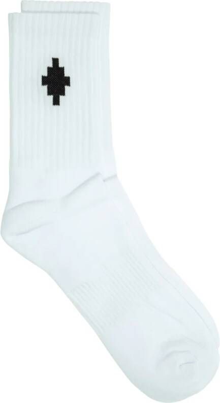 Marcelo Burlon Cross Sideway Short Sokken Upgrade je sokkenverzameling White Heren