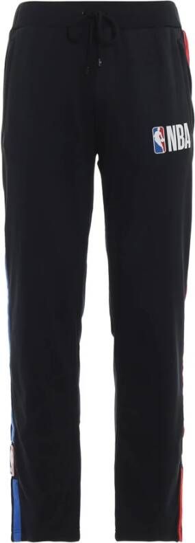 Marcelo Burlon Logo Sweatpants met NBA-details Zwart Heren