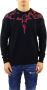 Marcelo Burlon Luxe Cashmere Ronde Hals Gebreide Kleding Black Heren - Thumbnail 1