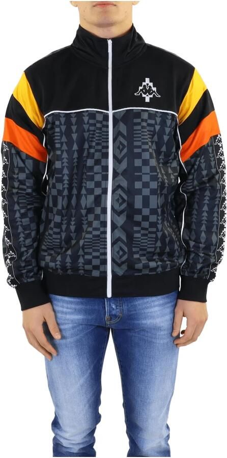 Marcelo Burlon County of Milan x Kappa jack met logopatch Zwart - Foto 3