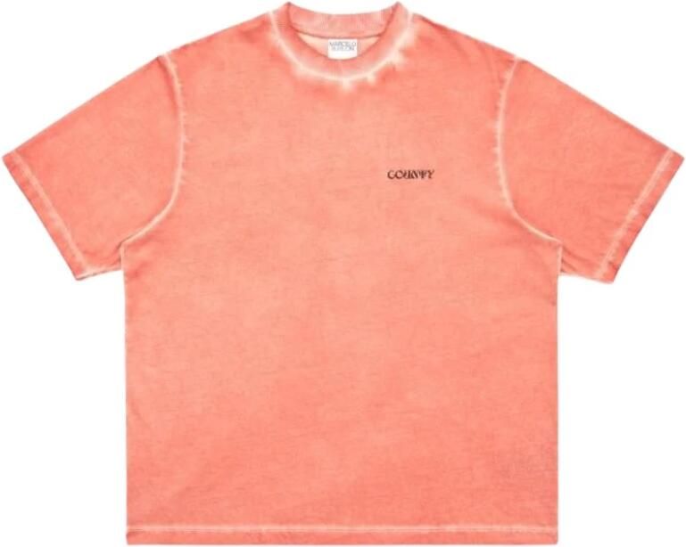 Marcelo Burlon County of Milan Katoenen T-shirt met print Oranje - Foto 3