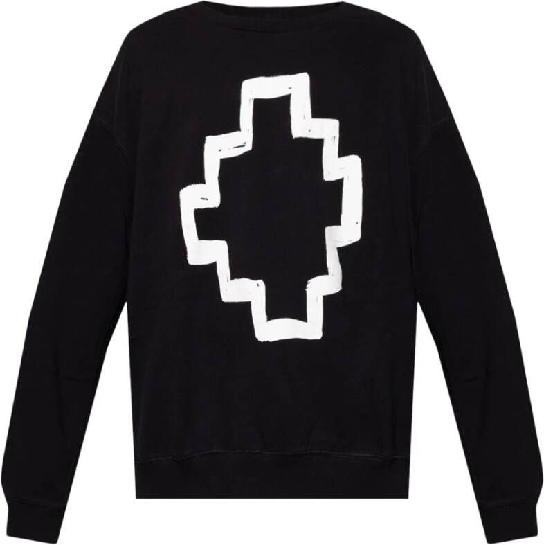 Marcelo Burlon Milan Logo Sweatshirt Zwart Heren