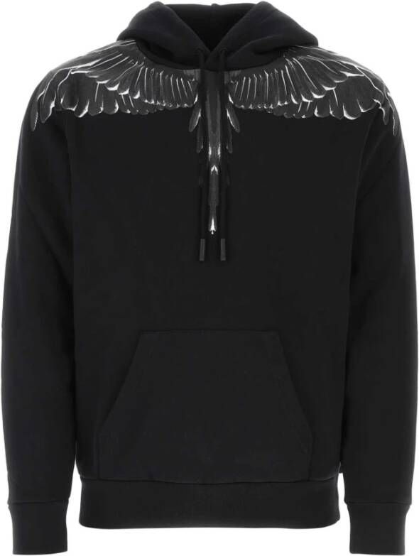 Marcelo Burlon Moderne Zwarte Katoenen Sweatshirt Zwart Heren