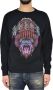 Marcelo Burlon Multicolor Bedrukte Sweatshirt voor Casual Gelegenheden Zwart Heren - Thumbnail 1