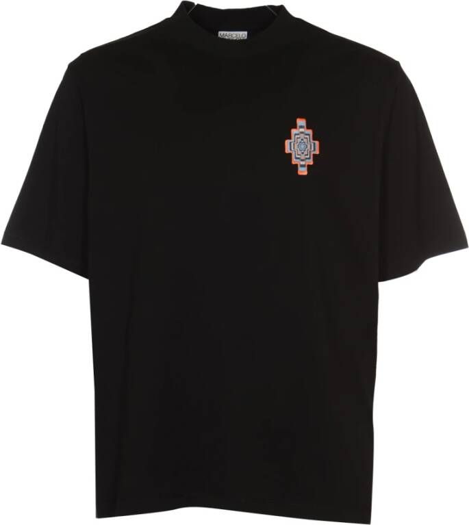 Marcelo Burlon Optische Cross Over T-Shirt voor Heren Zwart Heren