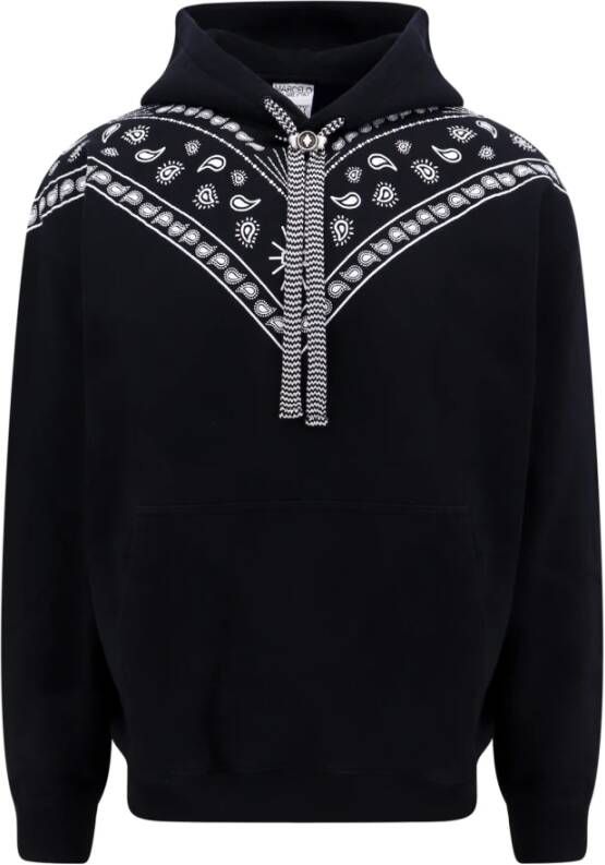 Marcelo Burlon Organisch Katoenen Bandana Sweatshirt voor Heren Zwart Heren