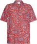 Marcelo Burlon Korte mouwen shirt met opvallende logo print voor heren Rood Heren - Thumbnail 3