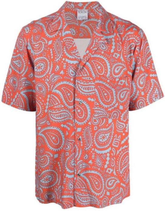 Marcelo Burlon Shirt Rood Heren