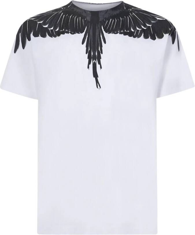 Marcelo Burlon Stijlvol Wit T-Shirt Val op met hoogwaardig materiaal Wit Heren