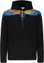Marcelo Burlon Zwarte en Lichtblauwe Lunar Wings Hoodie Black Heren - Thumbnail 1