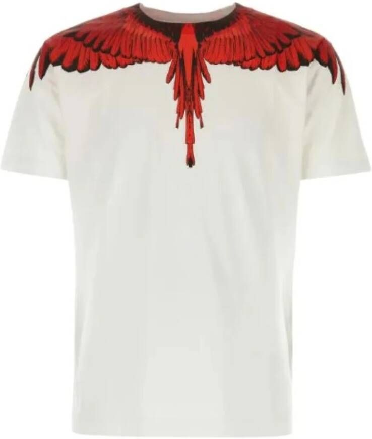 Marcelo Burlon Icon Wings Grafische Print T-shirt White Heren