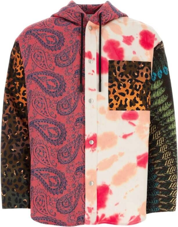 Marcelo Burlon Streetwear Oversize Jersey Shirt Meerkleurig Heren