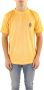 Marcelo Burlon T-shirt met geborduurd multicolor kruis Orange Heren - Thumbnail 5