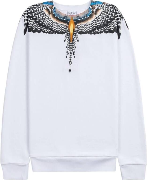 Marcelo Burlon Trainingsshirt Gevleugelde Stijl White Heren