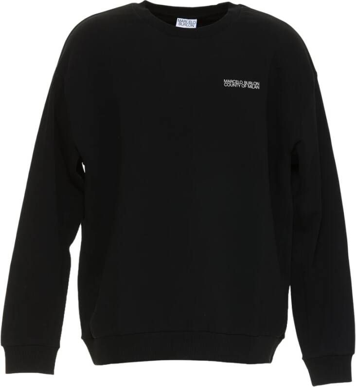 Marcelo Burlon Sweatshirt Zwart Heren