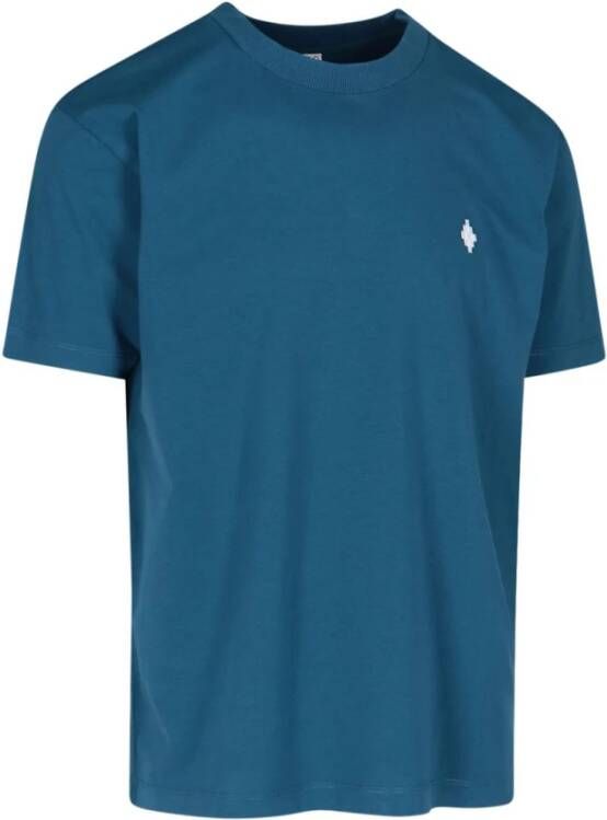 Marcelo Burlon T-Shirts Blauw Heren