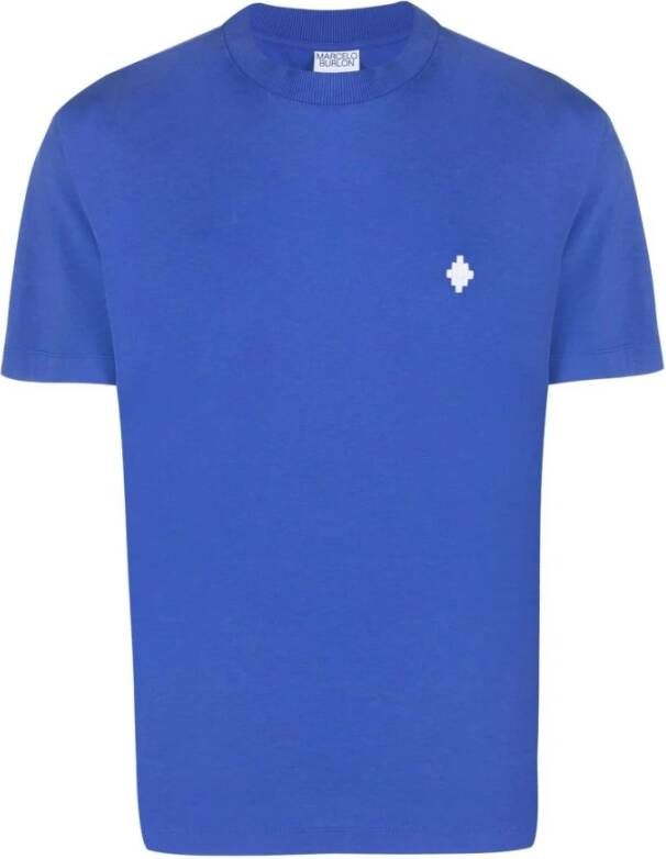 Marcelo Burlon County of Milan T-shirt met print Blauw