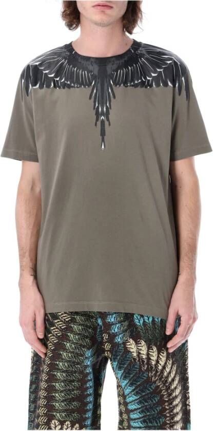 Marcelo Burlon T-shirt Groen Heren